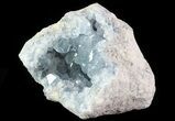 Celestine (Celestite) Crystal Geode - Madagascar #64836-1